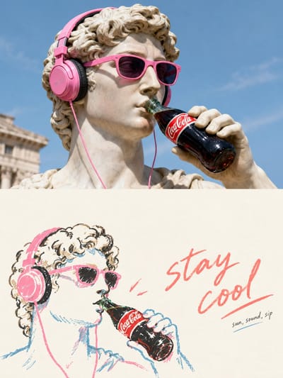 Photo + Doodle Editorial Poster