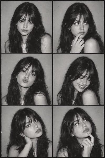 Vintage Photobooth Portrait Strip