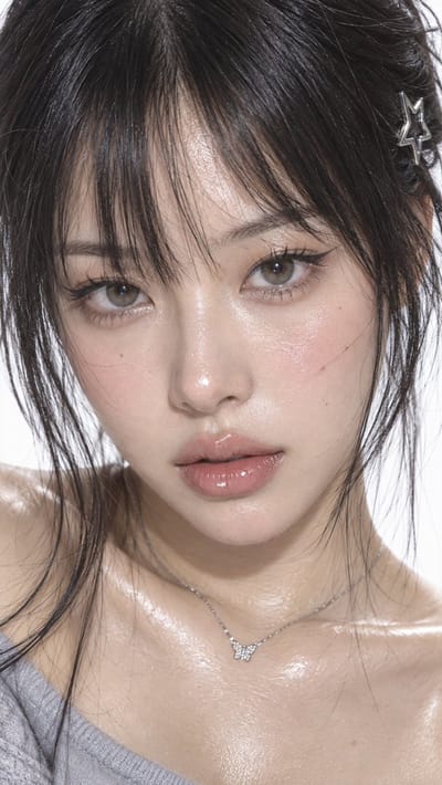 Y2K Japanese Beauty Portrait