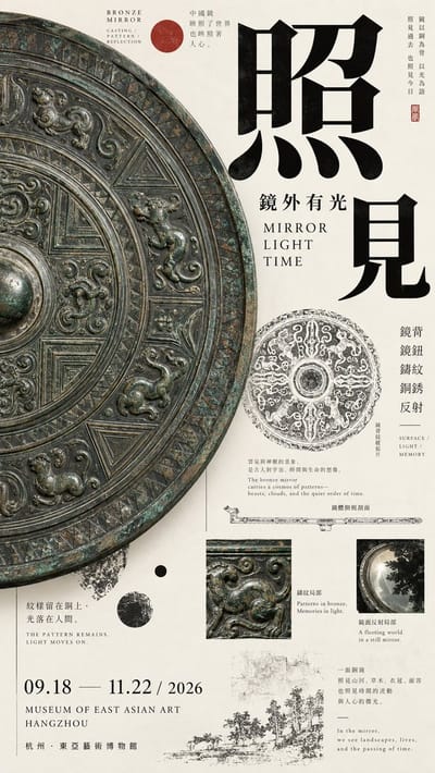 Asymmetric Oriental Exhibition Poster