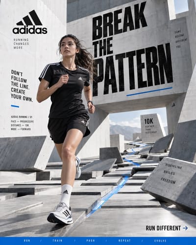 Adidas 'Break the Pattern' Poster