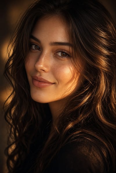 Golden Hour Female Portrait