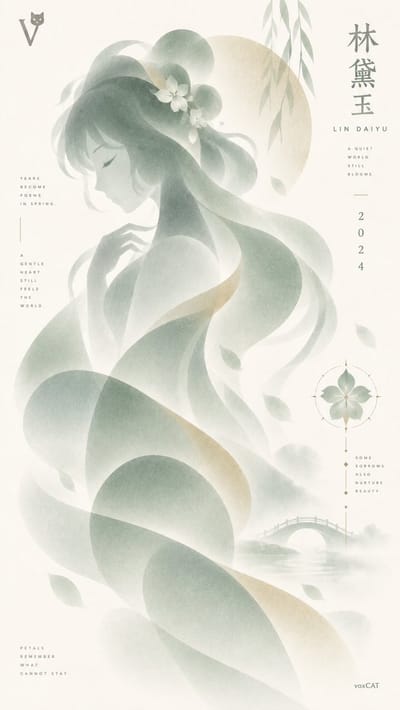 Soft Biomorphic Airbrush Poster