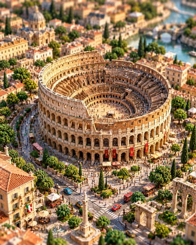 Landmark Miniature Diorama City