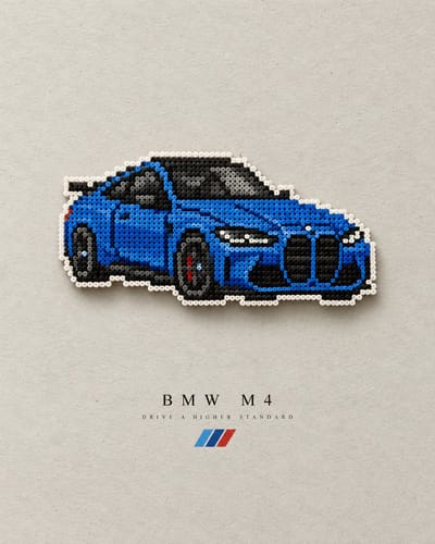 Perler Bead Editorial Art