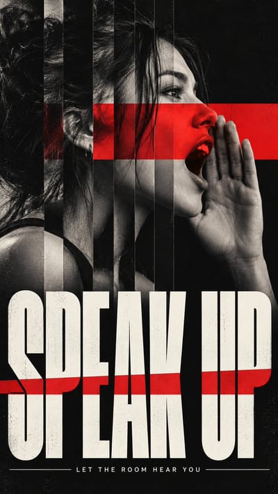 Sliced Portrait Editorial Poster