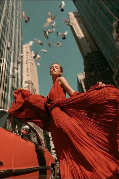 Manhattan Street High-Fashion Editorial