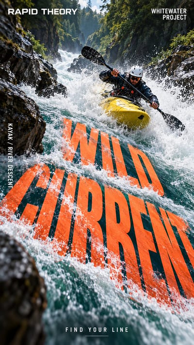 Motion-Driven Sports Typography Poster