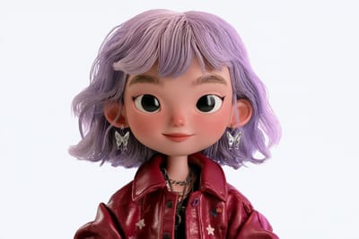 Y2K Designer Toy Portrait