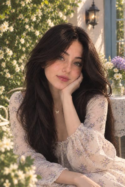 Romantic Golden Garden Portraits