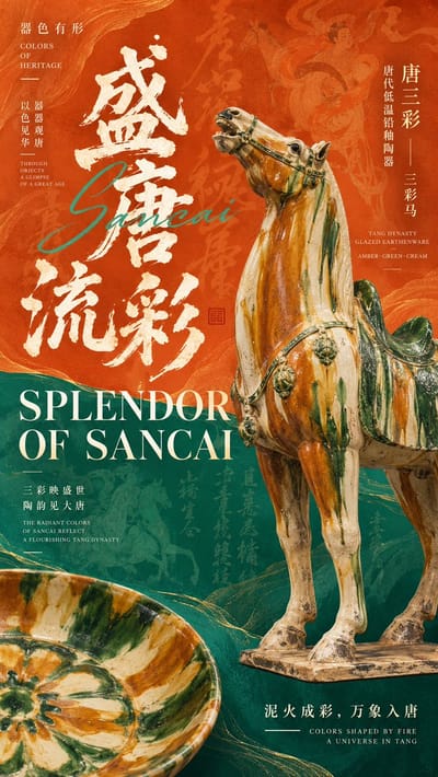 Oriental Heritage Typography Poster