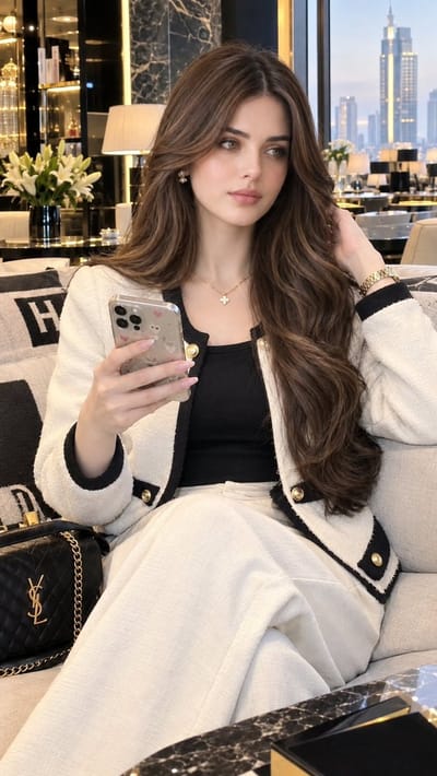 Luxury Café Portrait with City Views