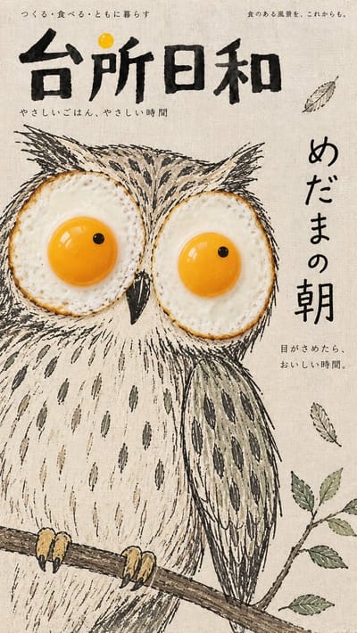 Japanese Food Illustration Cover