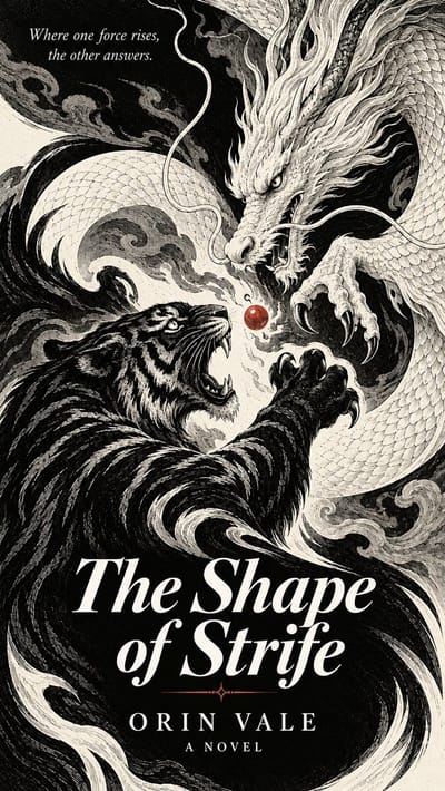 Vintage Engraved Duality Book Cover