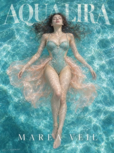 Luxury Swimwear Underwater Poster