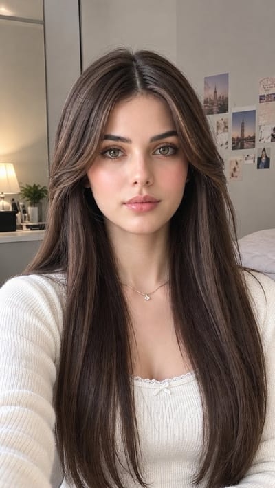 Korean Beauty Selfie Portrait