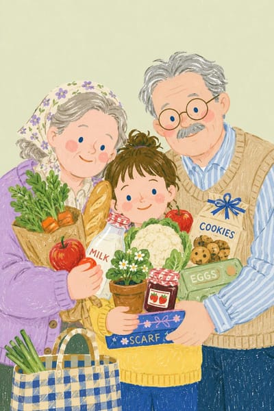 Photo to Hand-Painted Storybook Illustration