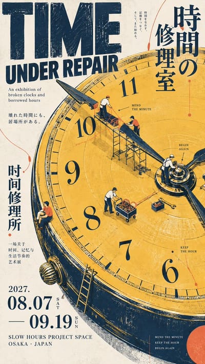 Narrative Japanese Retro Craft Poster