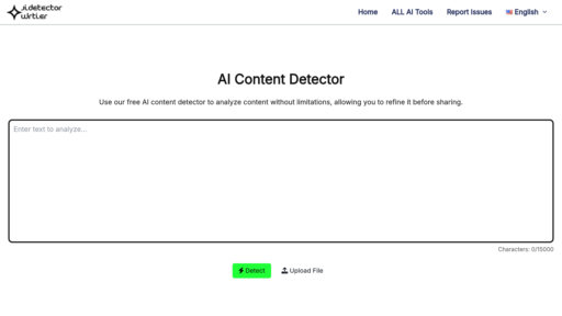 image of AI Detector Writer