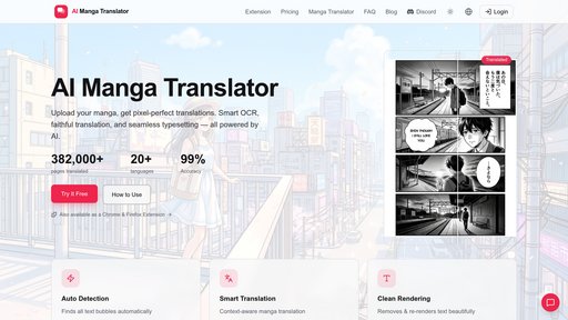 AI Manga Translator