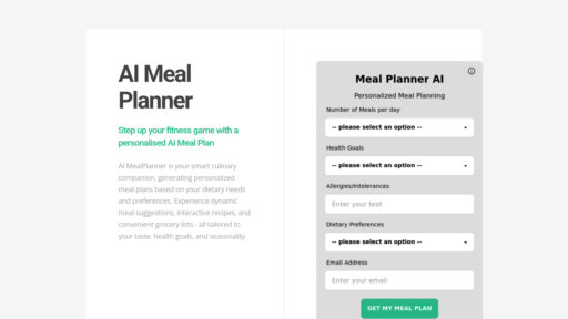 image of AI Meal Planner