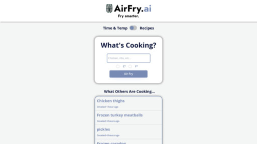 Air Fry AI