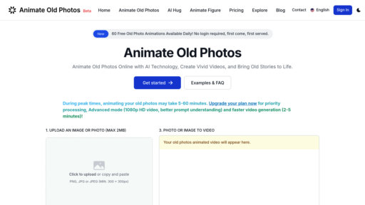 image of Animate Old Photos
