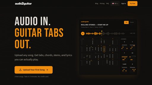 Audio2Guitar