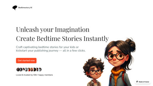 image of BedtimeStory AI