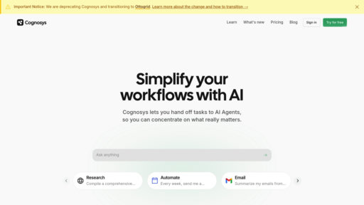 image of Cognosys AI
