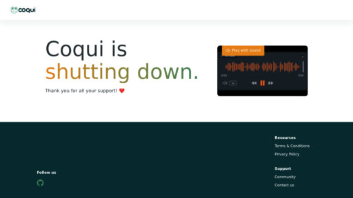 image of Coqui AI