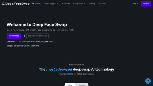 image of DeepFaceSwap.AI