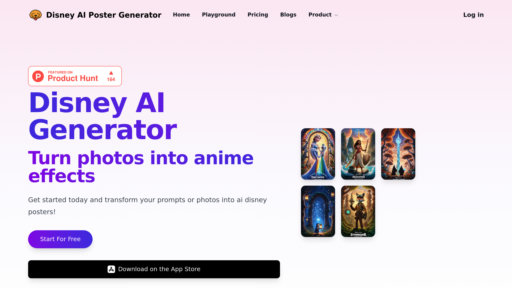 image of Disney AI Poster