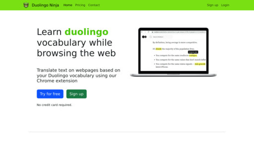 image of Duolingo Ninja