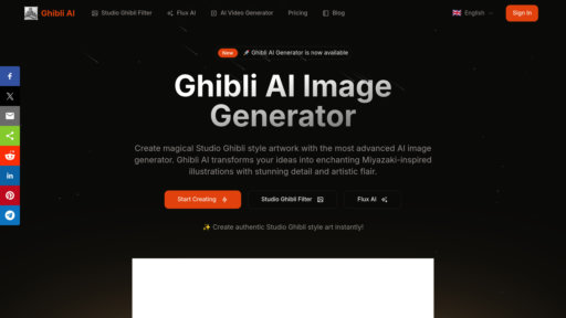 image of Ghibli AI