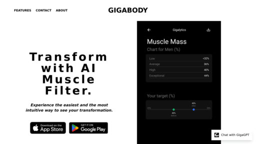image of GigaBody AI Muscle Filter