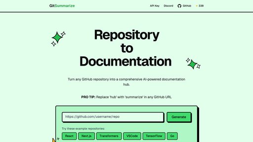 image of GitSummarize