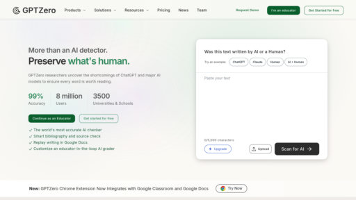 image of GPTZero