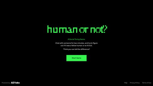 image of Human or Not
