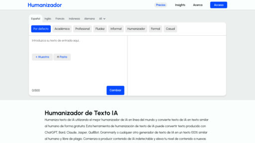 image of Humanizador de Texto IA