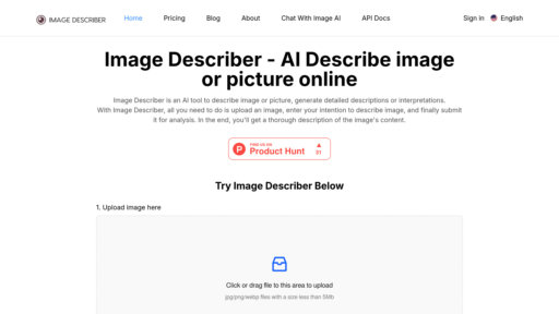image of Image Describer Online
