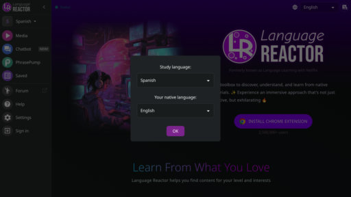 image of Language Reactor