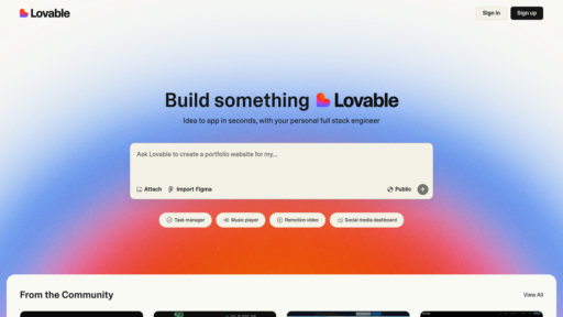 image of Lovable