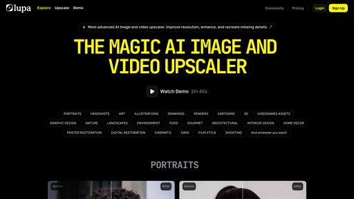 image of Lupa Upscaler