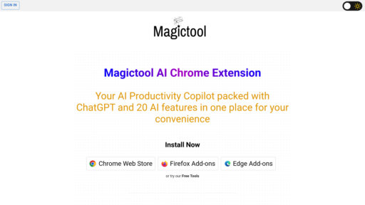 image of Magictool AI