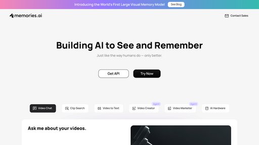 image of Memories.ai