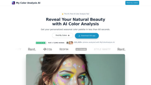 image of My Color Analysis AI