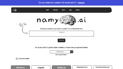 image of Namy.ai