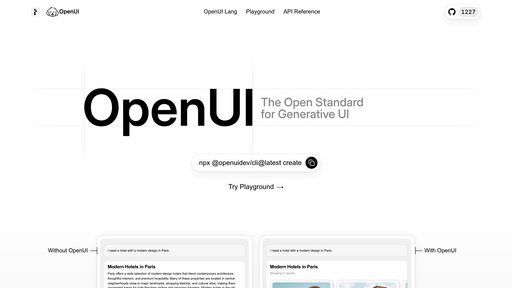 image of OpenUI