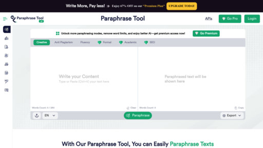 image of ParaphraseTool.ai